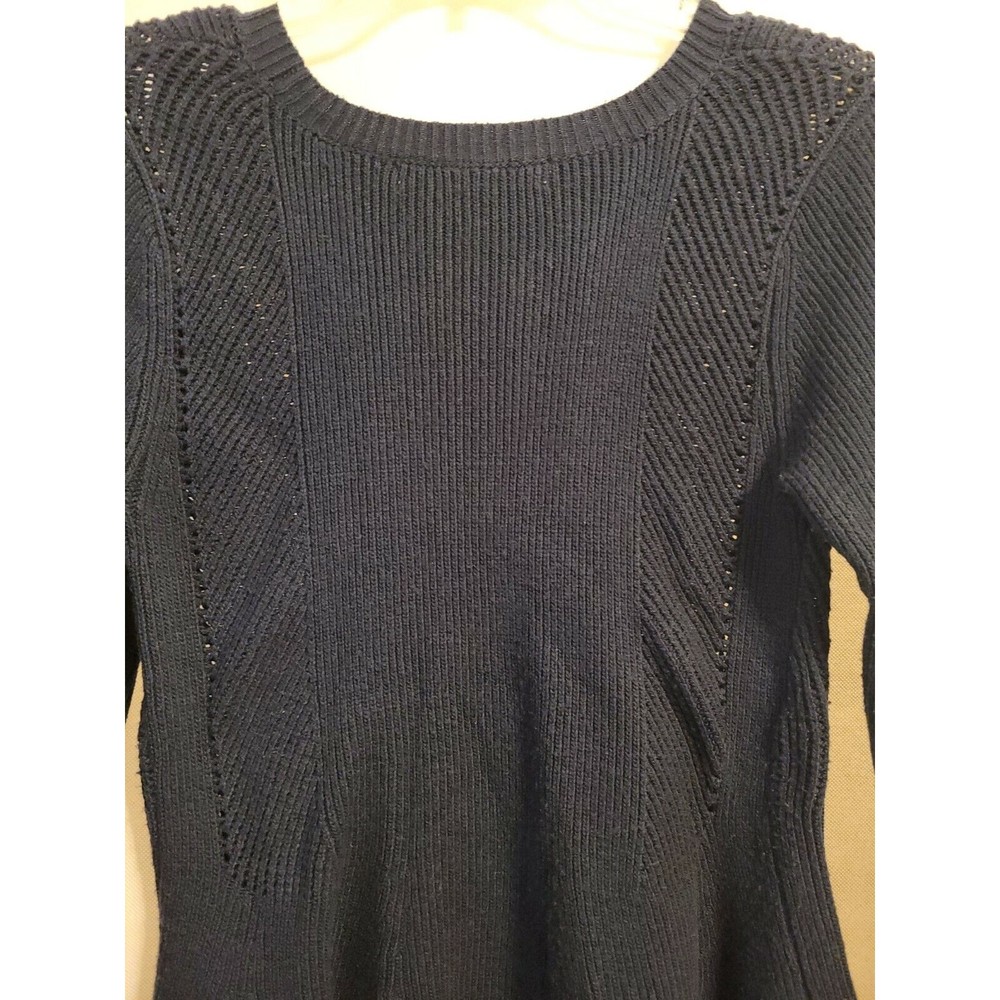 Cupcakes And Cashmere Solid Blue Pullover Sweater… - image 5